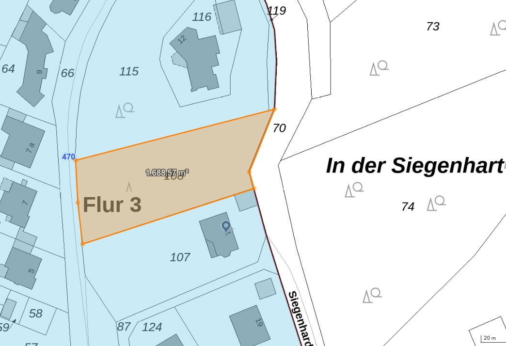 Auf der Sonnenseite von Siegburg Seligenthal am höchsten Punkt – einzigartiges Baugrundstück
