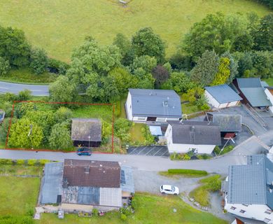Großzügiges Grundstück mit Scheune in idyllischer Lage von Morsbach / Rhein!