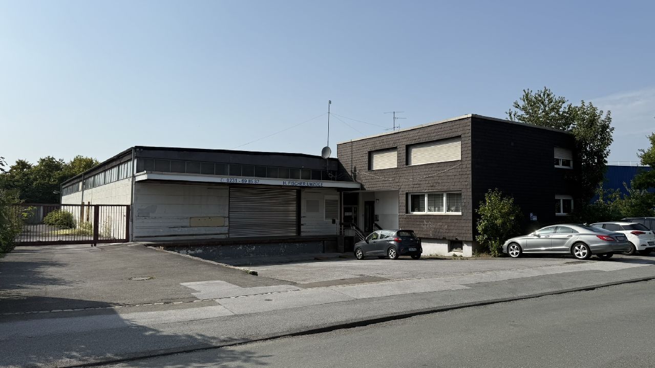 Indupark Dortmund – Gewerbehalle mit Wohn-/Bürogebäude