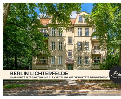 Attraktive Kapitalanlage: Vermietete 2-Zimmer-Altbauwohnung mit Balkon in Berlin-Lichterfelde!