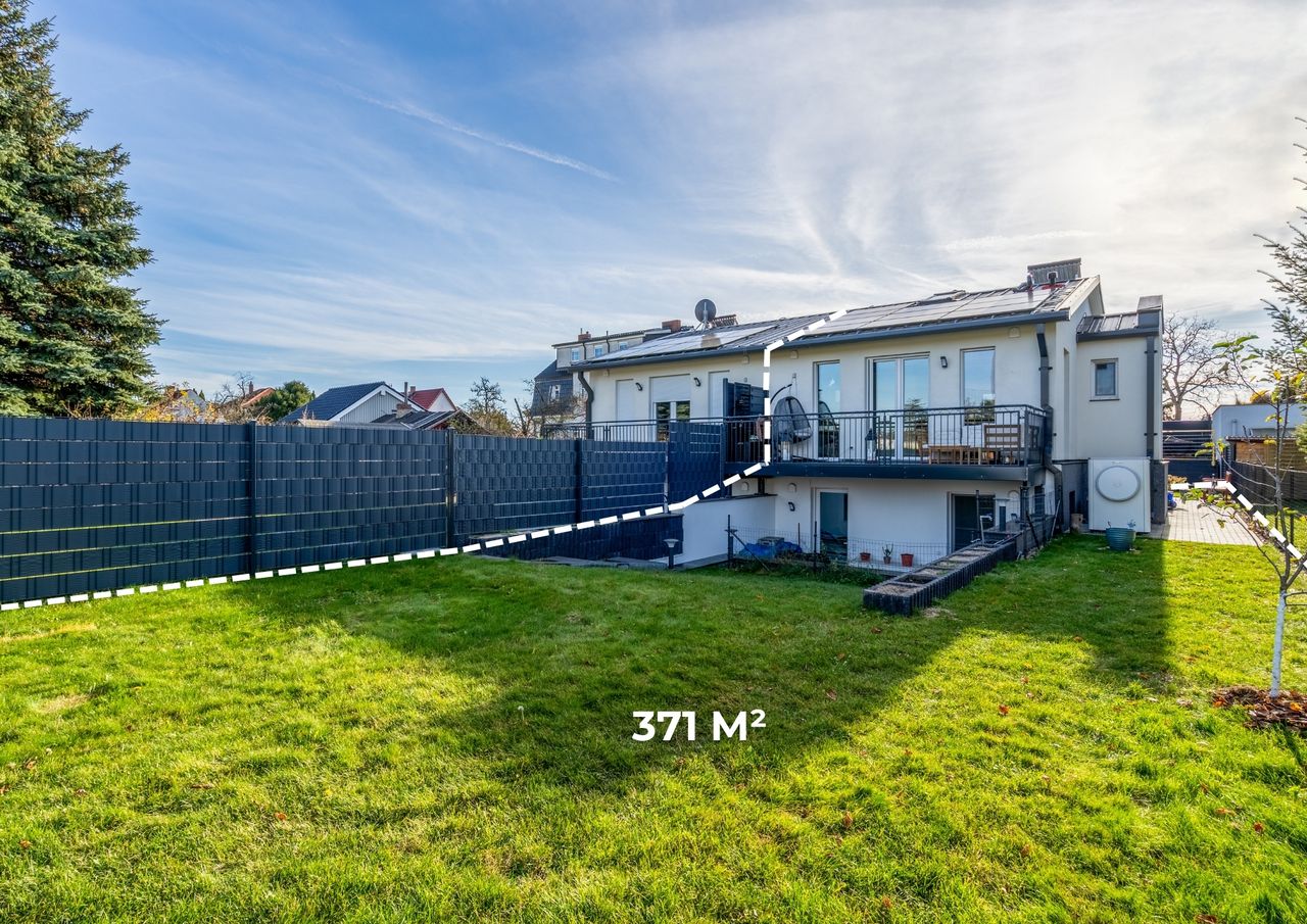 Privatgarten,modernste Technik