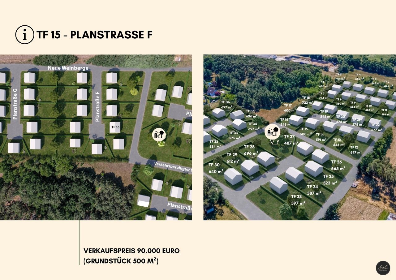 Teilfläche 15 im Wohnquartier