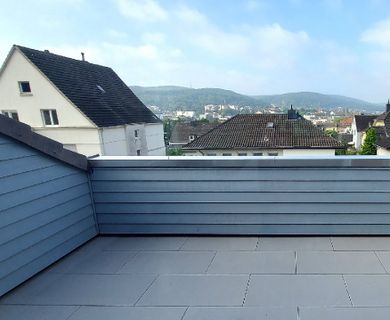 Renovierte Eigentumswohnung am Funckepark mit Garage und Süd-Loggia mit Weitblick über Hagen