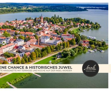 Seltene Chance & Historisches Juwel: Vermietete Maisonette mit Terrasse + Küche auf der Insel Werder