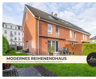 Familienfreundliches 179 m2 Reihenendhaus mit Studio, Keller, Stellplatz und 248 m2 Grundstück