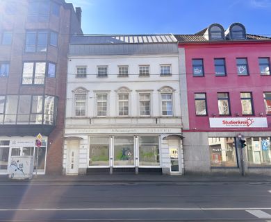 WOHN- UND GESCHÄFTSHAUS MIT POTENZIAL IM HERZEN DER KREFELDER INNENSTADT ZU KAUFEN!