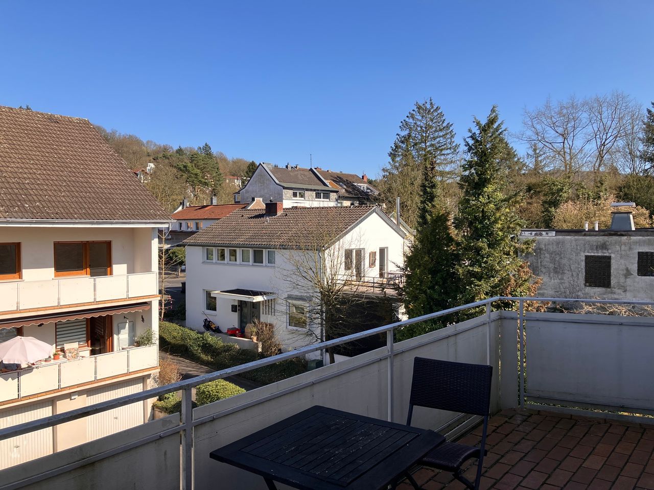 Ausblick vom Balkon