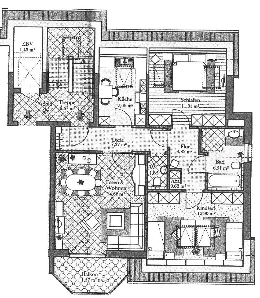 3-Zimmer Dachgeschosswohnung in zentrumsnaher Lage von Hemer