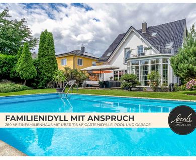 Ihr neues Zuhause: Einfamilienhaus mit Pool, 716 m² Gartenparadies & 280 m² Wohnkomfort